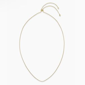 Kendra Scott Thin Adjustable Chain - Gold
